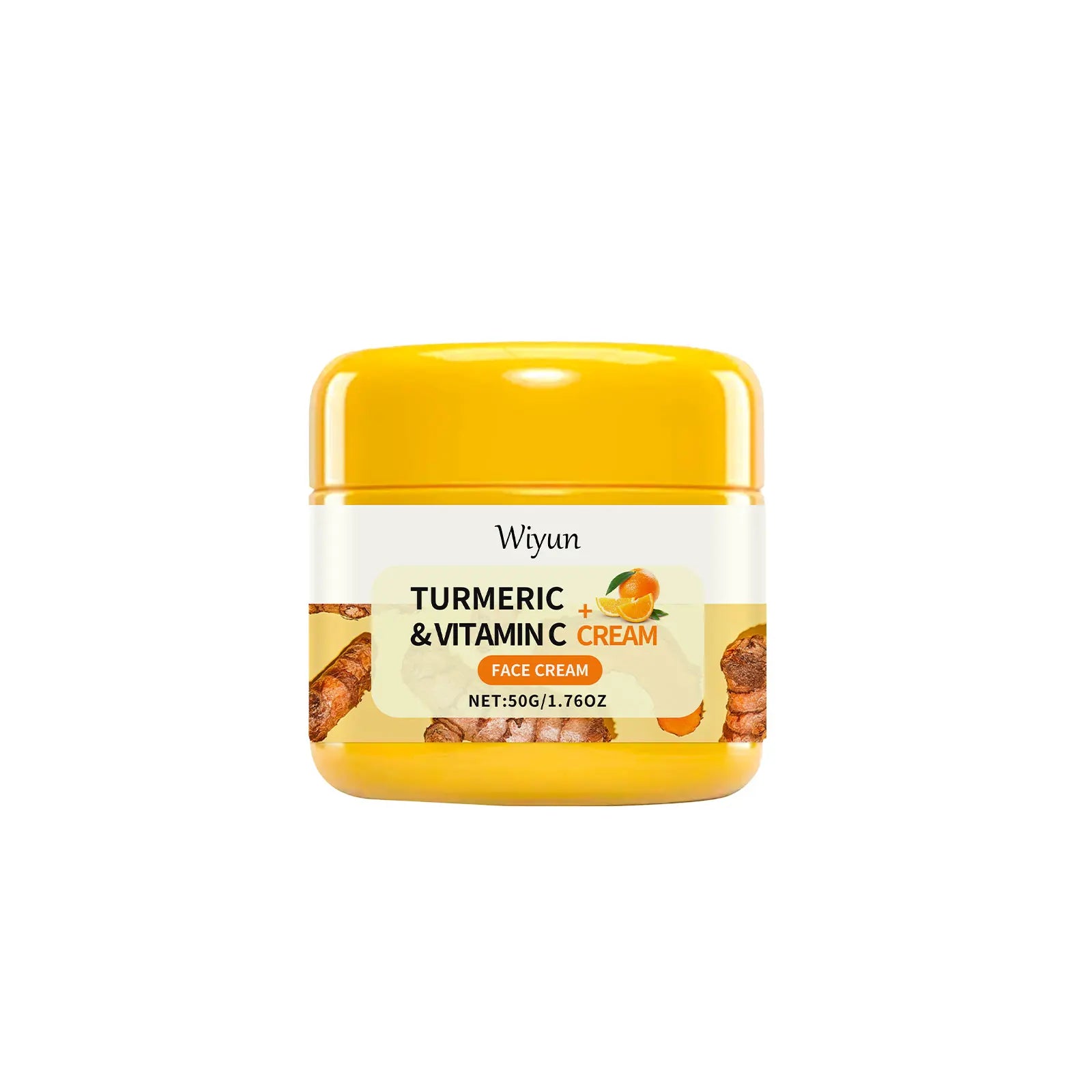 WIYUN Turmeric Brightening Cream – Dark Spots & Vitamin C Brightening Face Cream Zpaxo 50g