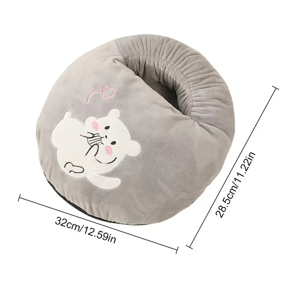 USB Electric Foot Warmer – Plush Heated Feet Cover for Home Electric Foot Warmer Zpaxo rat