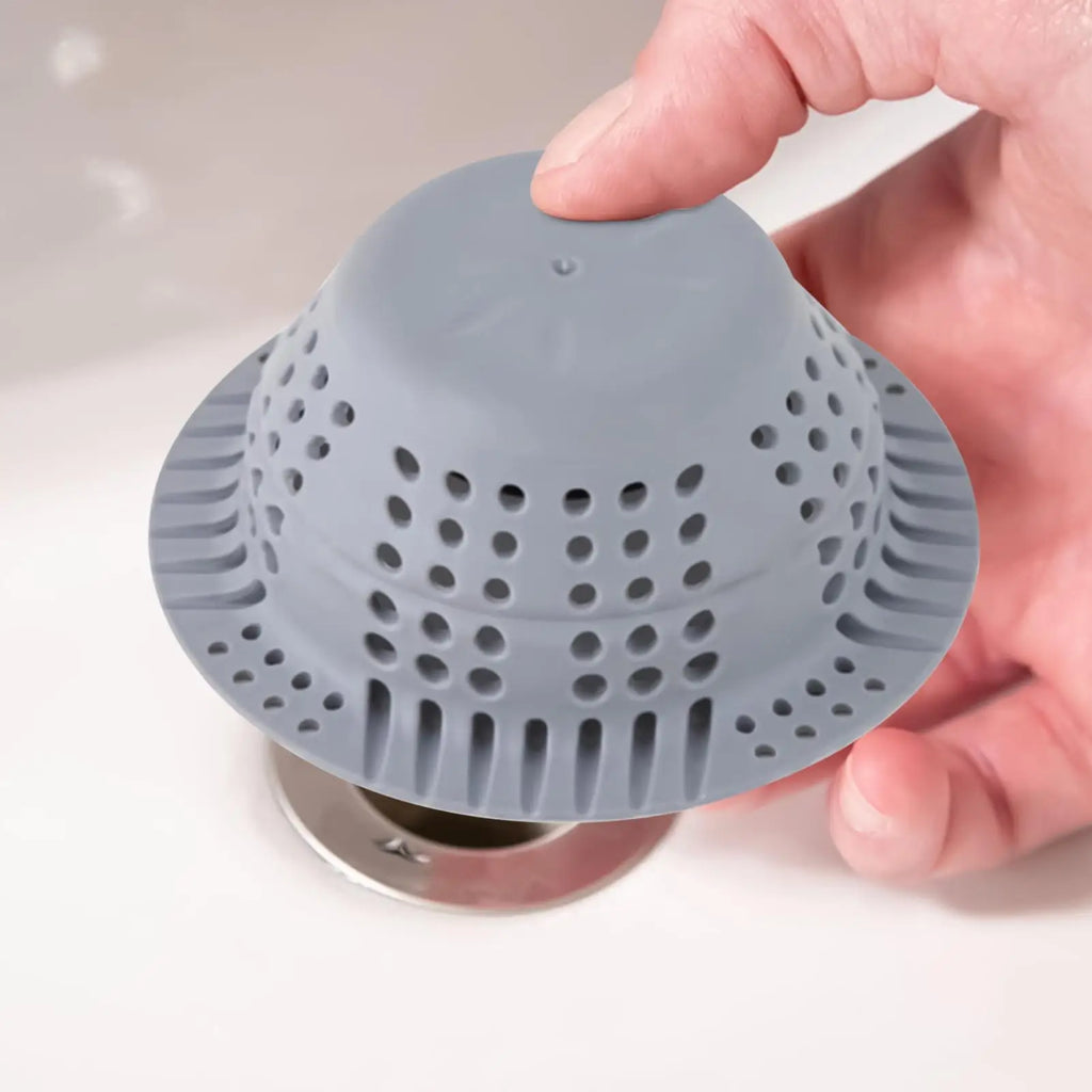 Shower Drain Hair Catcher Silicone Foldable Bathtub Cover Stopper