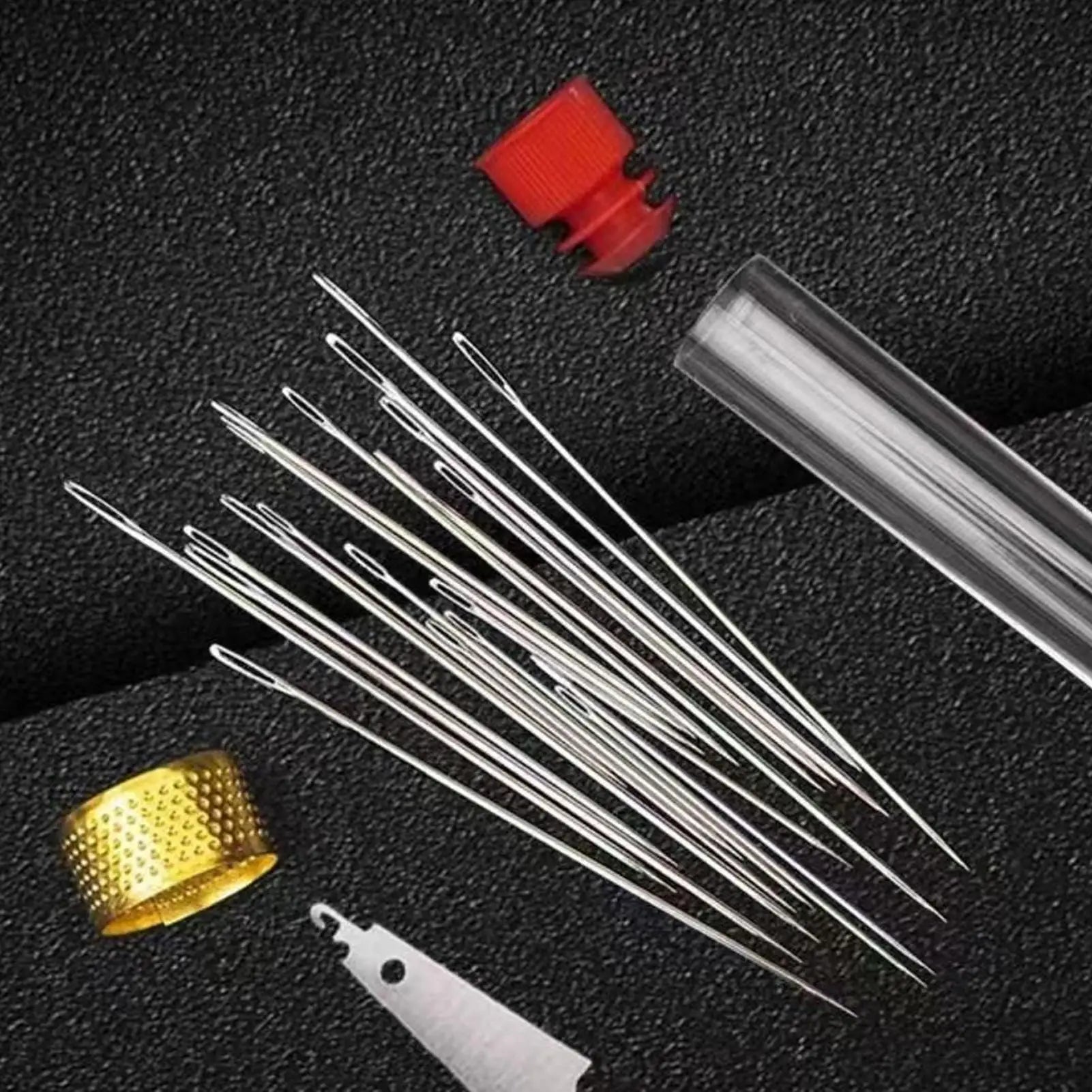 Embroidery Needle Sewing Tool Stainless Steel Needles Thread Clothing