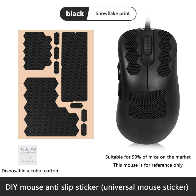 Non Slip Suck Sweat Mouse Grip Tape Skate Sticker Mice Anti-Slip Sticker For Universal Gaming Wireless Mouse For E-Sport Gamer Zpaxo