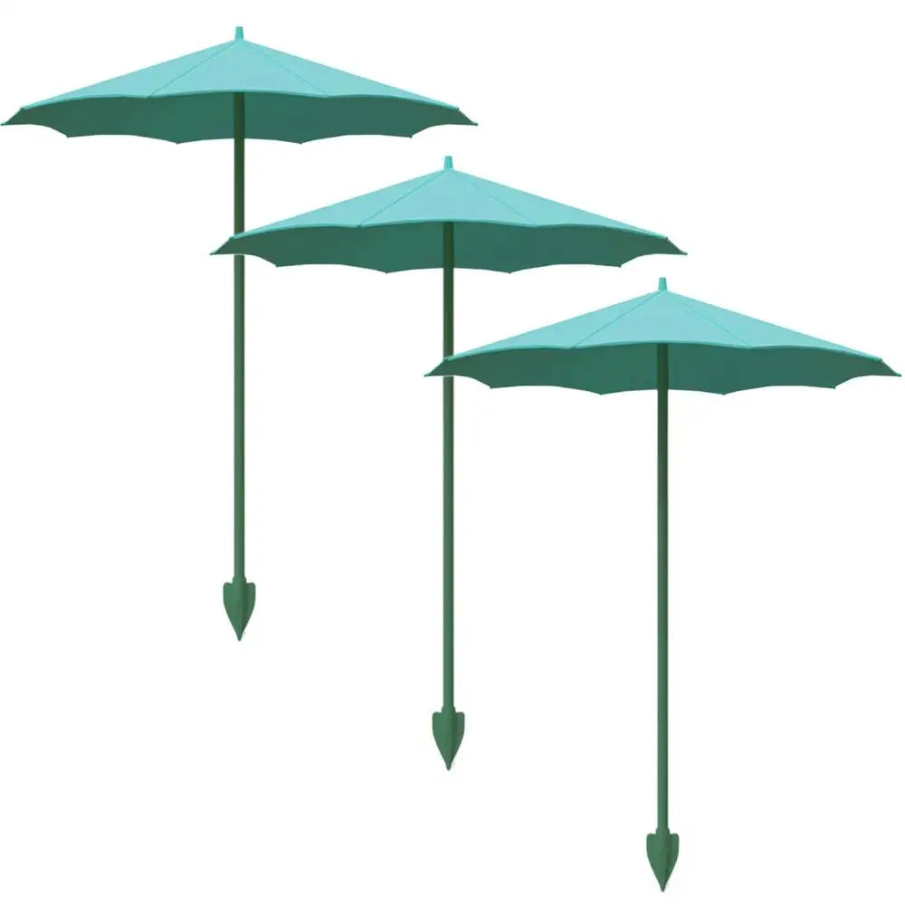 Mini Plant Umbrella Outdoor Plants Sun Shade UV Protection Garden Zpaxo 34CM B