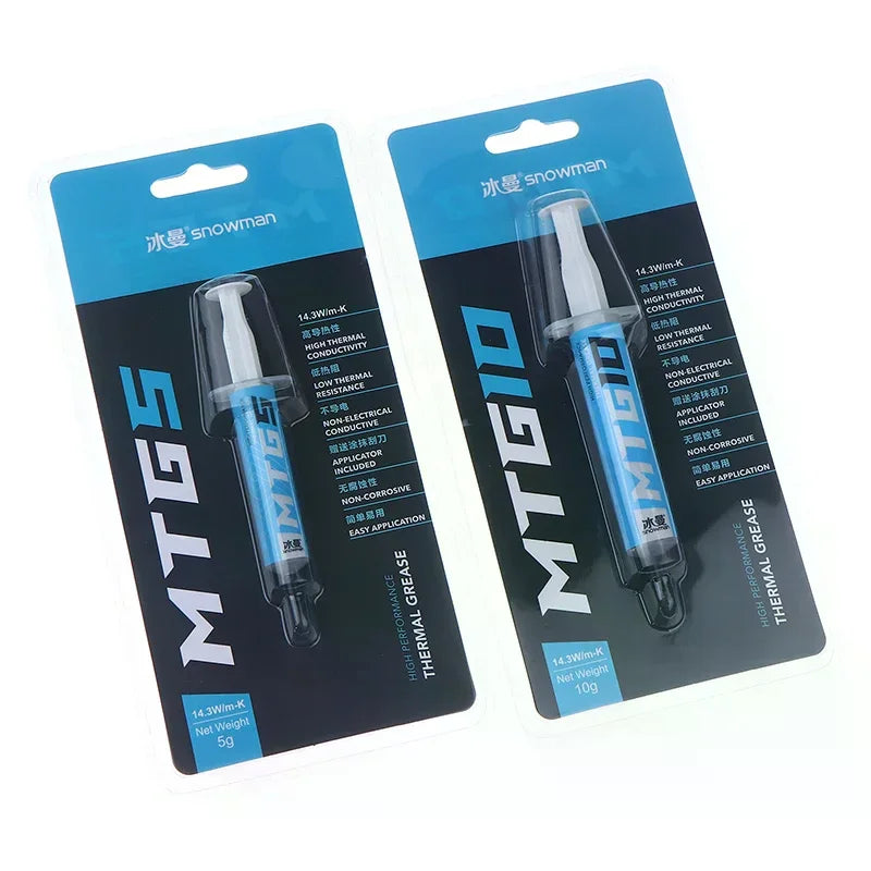 Syringe MTG5 MTG10 Thermal Conductive Grease Paste 14 3W Mk Desktop Zpaxo