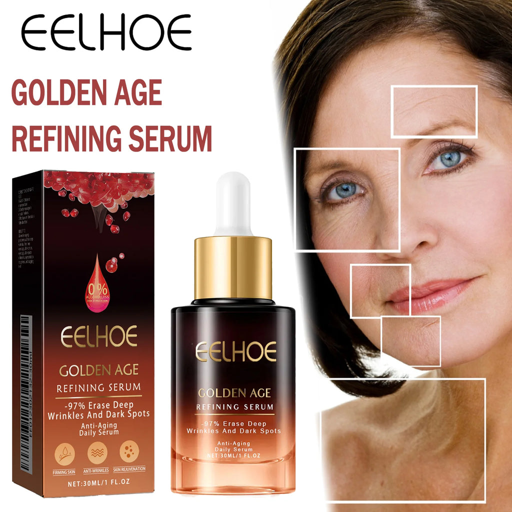 Golden Age Anti Aging Serum 30ml Wrinkle Reduction Face Serum With Pca Sodium Hydrating Firming Moisturizing Skin Care Essence Zpaxo