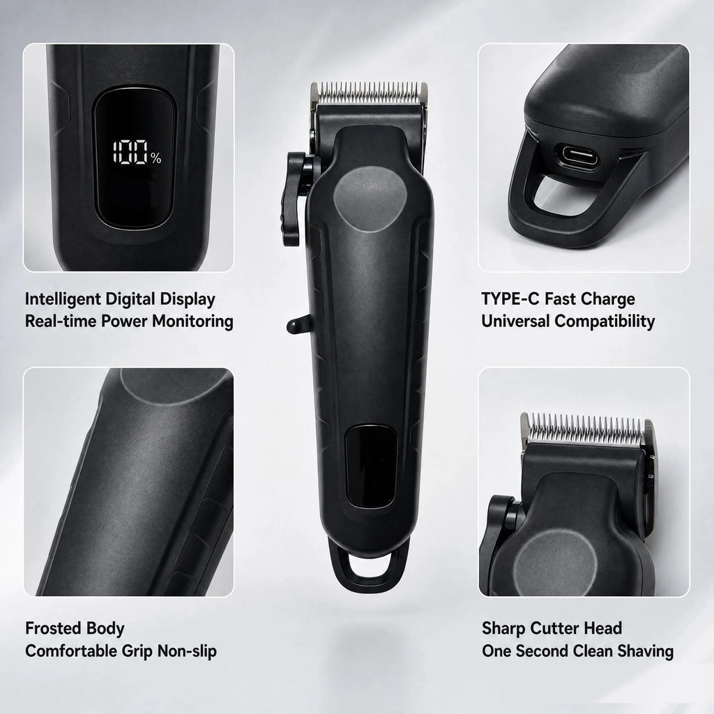 Men's Professional Oil Head Carving Electric Push Clipper Home