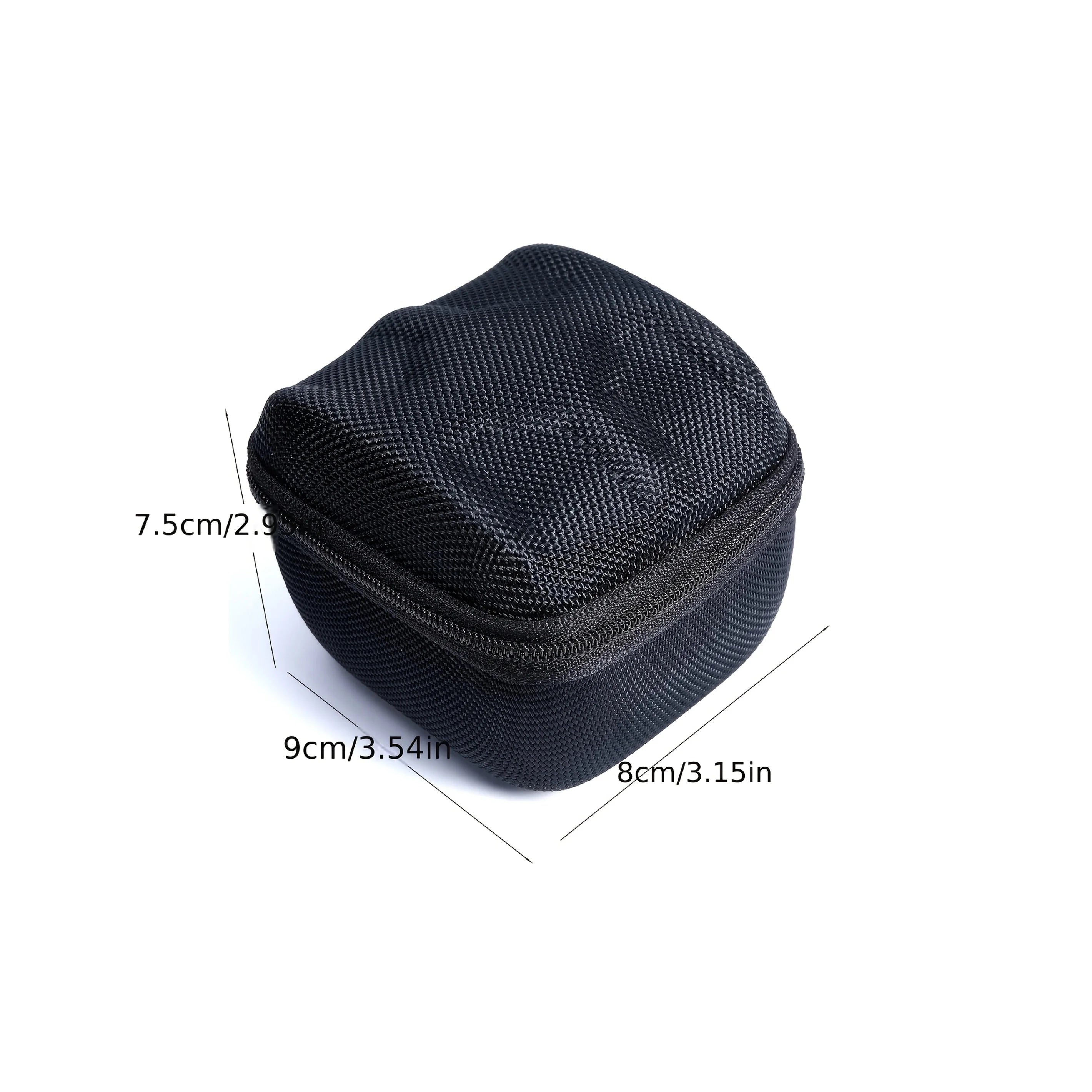Black Watch Storage Box Hard Case W Soft Pillows Velvet Lined Jewelry