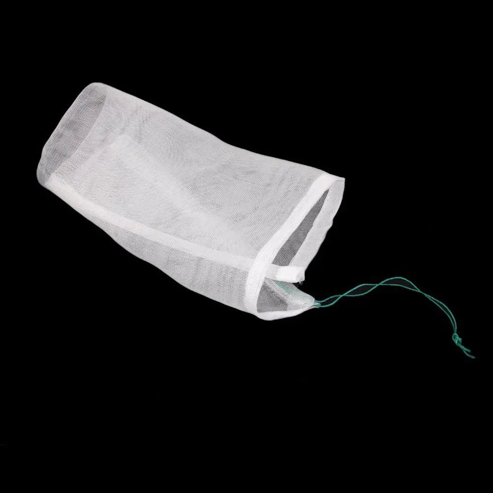 Filter Mesh Bag Nylon Drawstring Media Aquarium Garden Pond Remove