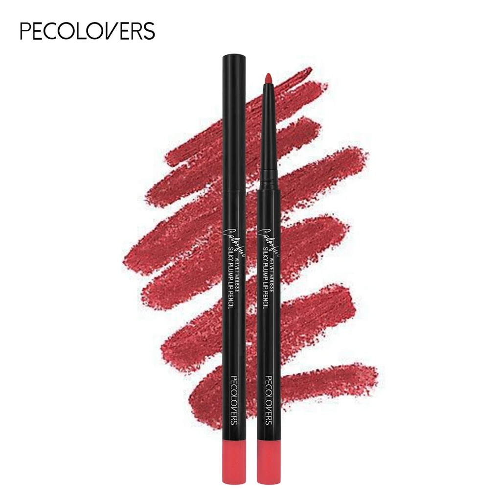 Nude Matte Lip Liner Pencil Lipstick Tint Makeup Waterproof Lasting Non-stick Lipstick Lip Liner Cosmetic Zpaxo 02