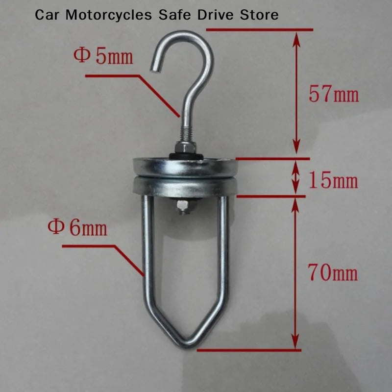CM1PC Steel Heavy Duty Rotating Spinner Hook Painting Powder Coating