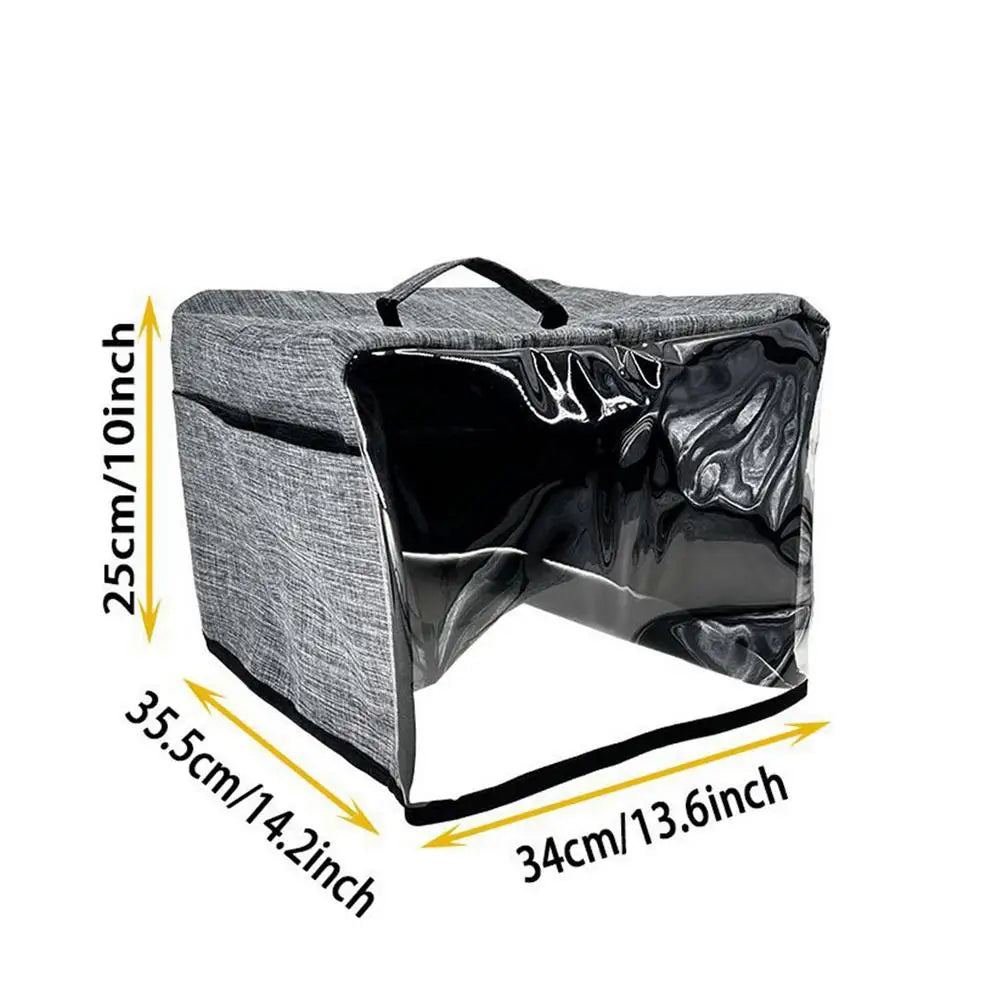 Oxford Cloth Air Fryer Cover Waterproof Air Fryer Cover Toaster Dust Cover with Pockets Compatible with Cuisinart4Slice Toaster Zpaxo 01 China Mainland