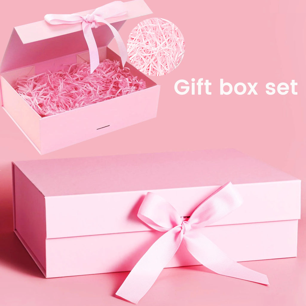 Pink Magnetic Gift Box – Luxury Foldable Wrapping Box