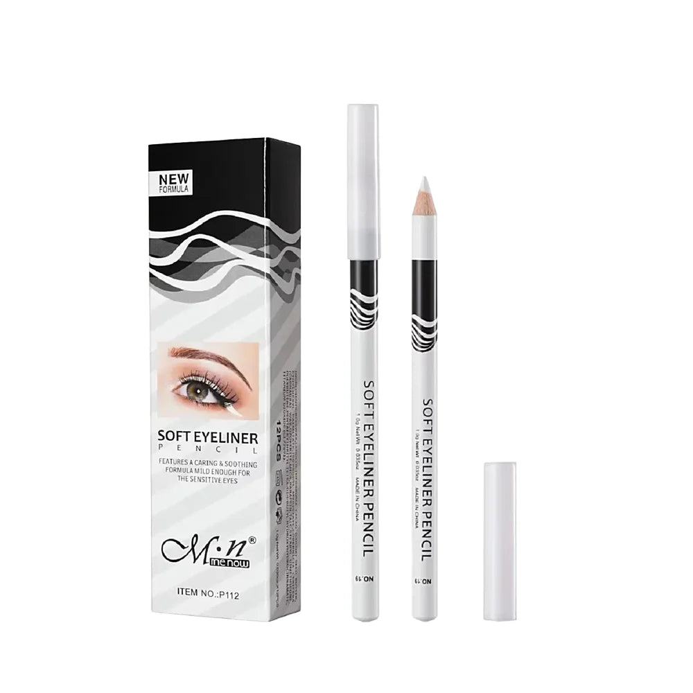 White Eyeliner Makeup Lasting Smooth Matte Pencileasy Wear Eyes