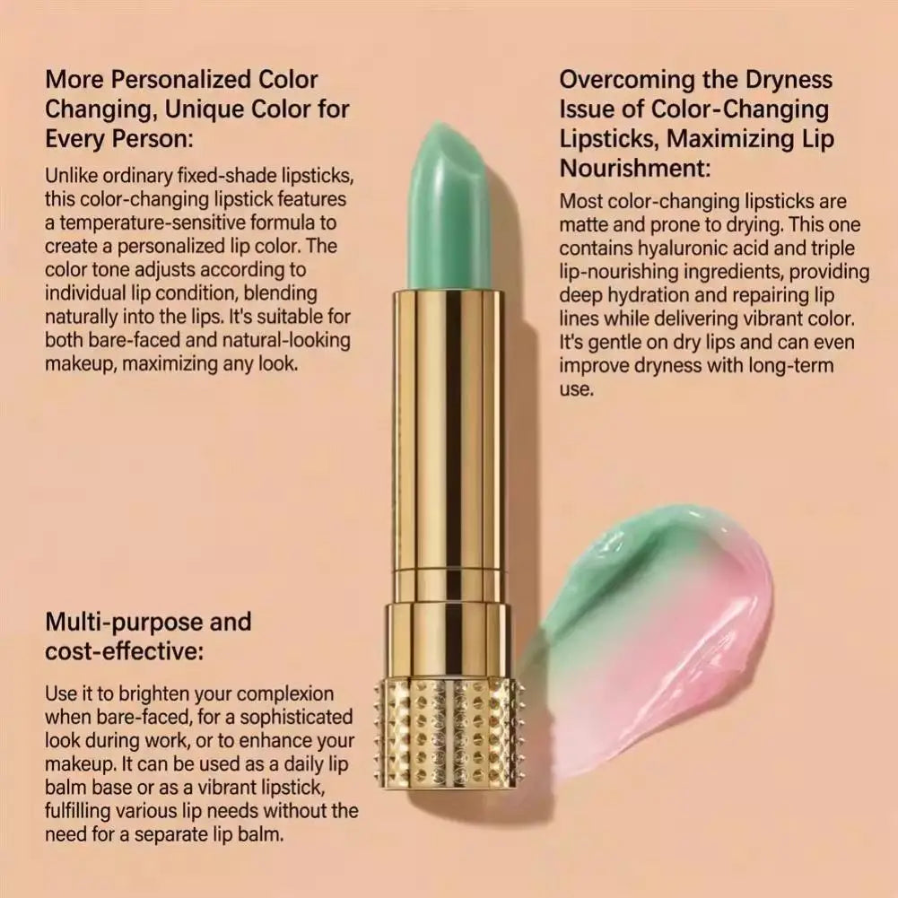 Color Changing Lipstick – Beeswax & Hyaluronic Acid Lip Balm Color Changing Lipstick Zpaxo