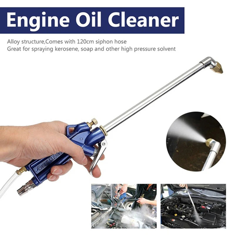 Air Power Siphon Engine Oil Water Cleaner Gun Cleaning Degreaser
