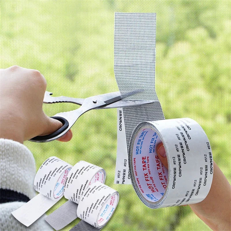 2M Window Screen Tape Anti-Mosquito Screen Repair Subsidy Self-Adhesive Door Curtain Mosquito Net Hole Patch Repair Tapes Zpaxo