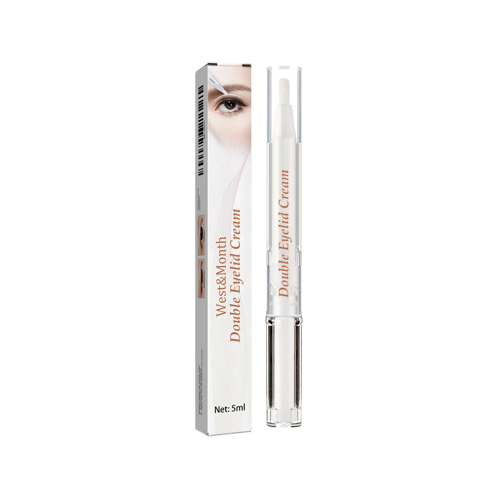 West&Month Double Eyelid Setting Cream Long-lasting Waterproof Beauty Cream Quick-drying Natural Invisible Cream Zpaxo 5ml boxed