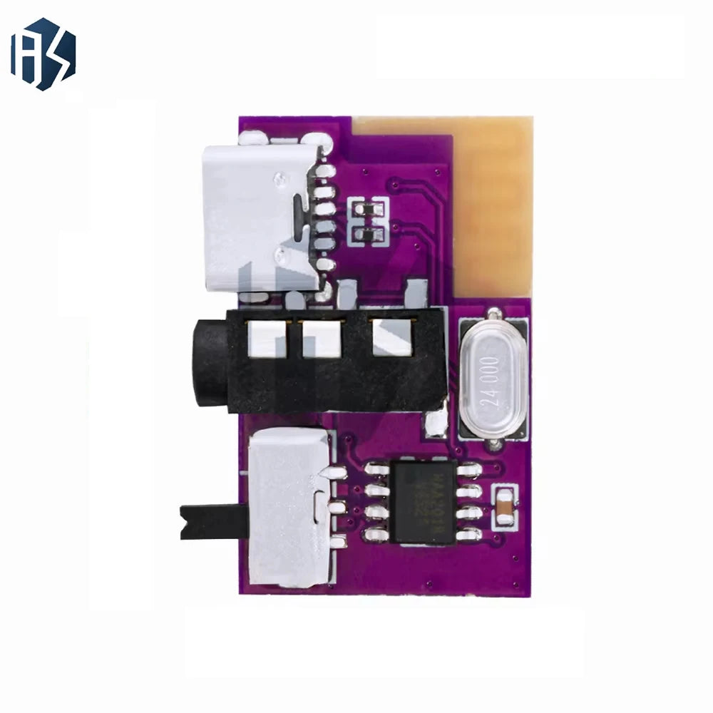 5W Bluetooth 5.4 Audio Amplifier Board – TWS Stereo Pairing, 3.5-5V Wide Voltage Input (USB/Lithium Powered) for DIY Speakers Zpaxo