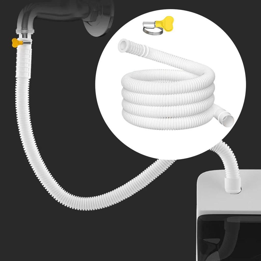 Air Conditioner Drain Hose Flexible Extension Tube Clamp Thickened