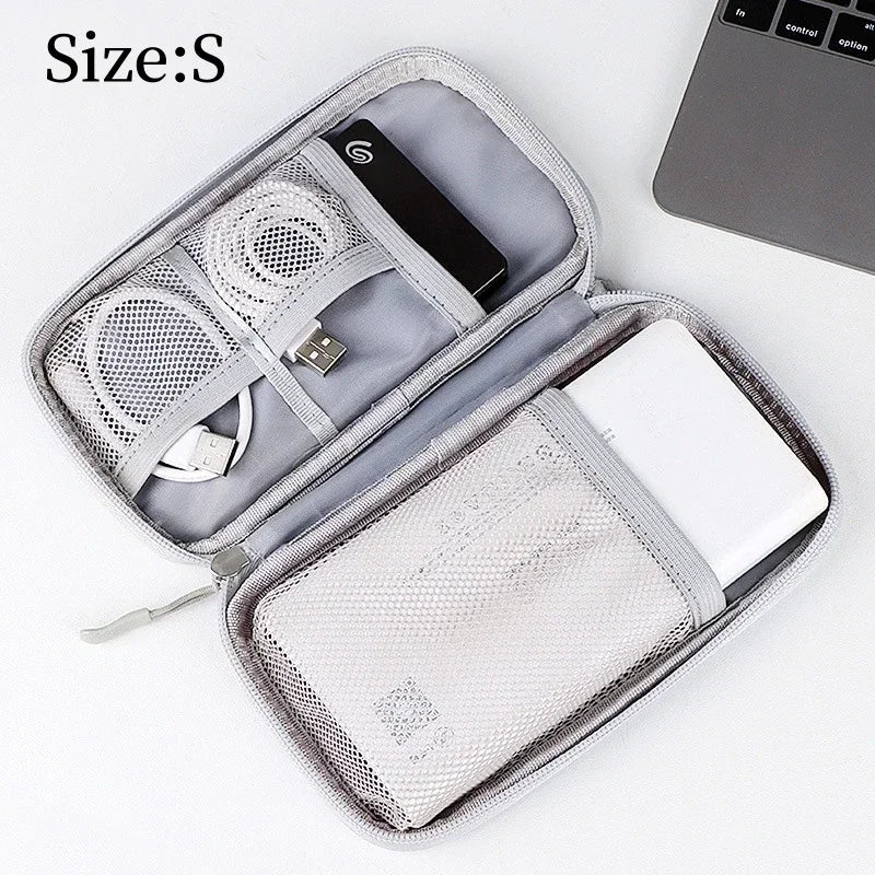 Large Size Travel Organizer Bag Cable Storage Organizers Pouch Carry Case Portable Waterproof Storage Bags for Cable Cord Zpaxo