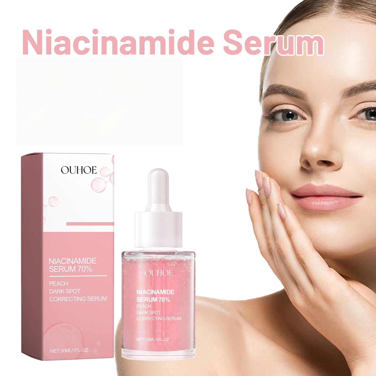 Nicotinamide Brightening Serum Nourishing Gentle Moisturizing Firming Tender Anti-Aging Wrinkle Shrink Pores Long Repair Essence Zpaxo