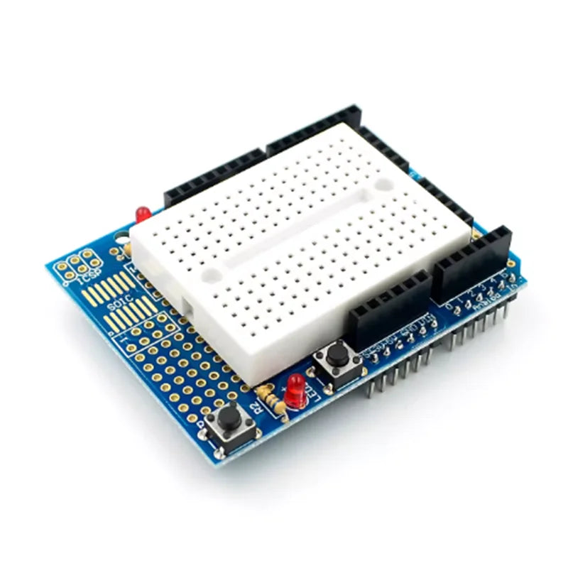 ProtoShield prototype expansion board with mini breadboard plugin for UNO-R3 Zpaxo