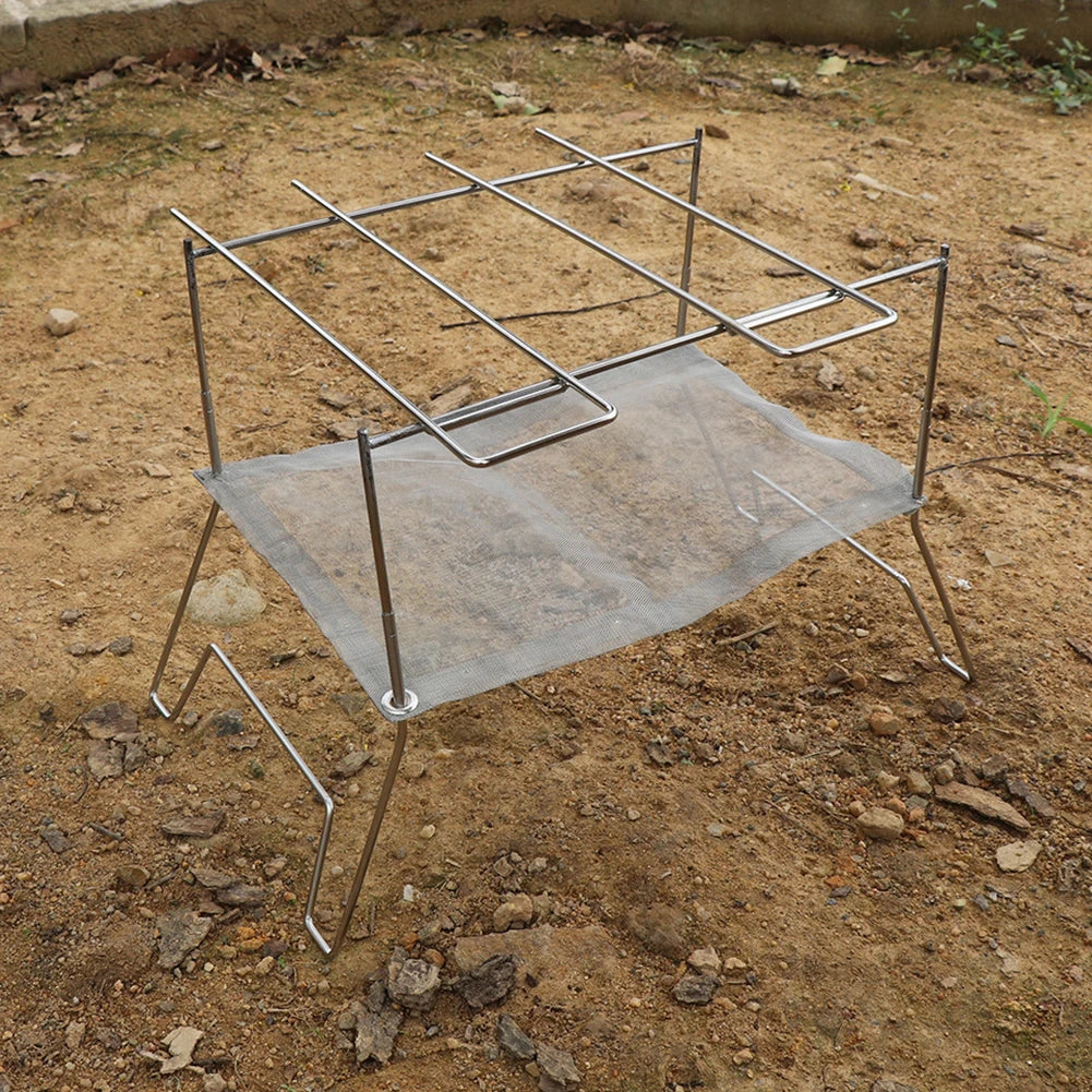 Charcoal Kebab Stove Storage Bag Barbecue Grill Stainless Steel