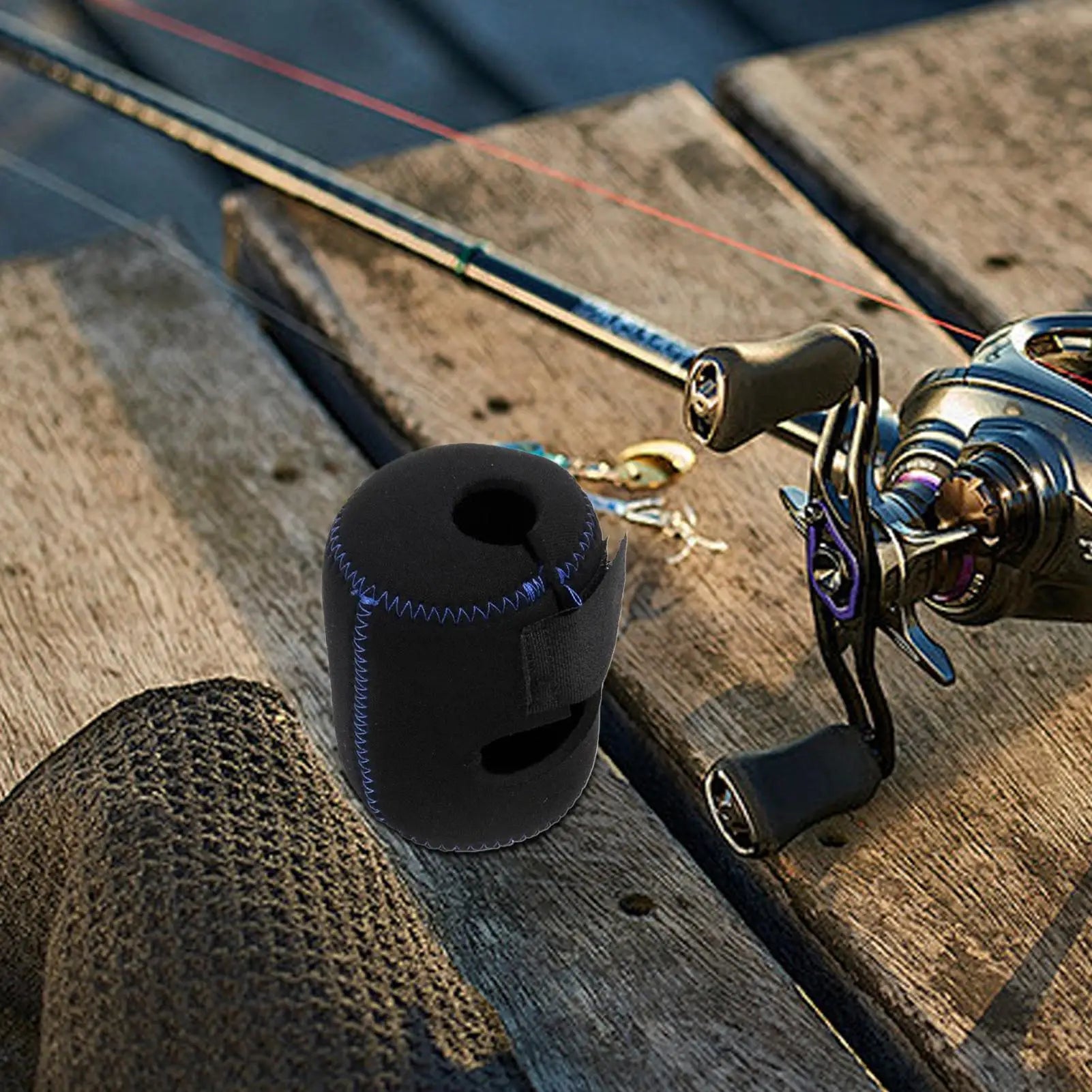 Fishing Reel Storage Case Baitcaster Cover Bags Sturdy Casting