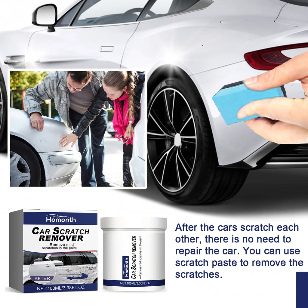 Homonth Car Scratch Repair Polishing Kit Multipurpose Decontaminate Car Paint Scratch Repair Renew Gloss Care Maintenance Cars Zpaxo