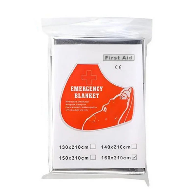 Emergency Survival Blankets - 157x210cm Heavy Duty Thermal Insulation for Camping, Hiking & Survival Zpaxo 1pc