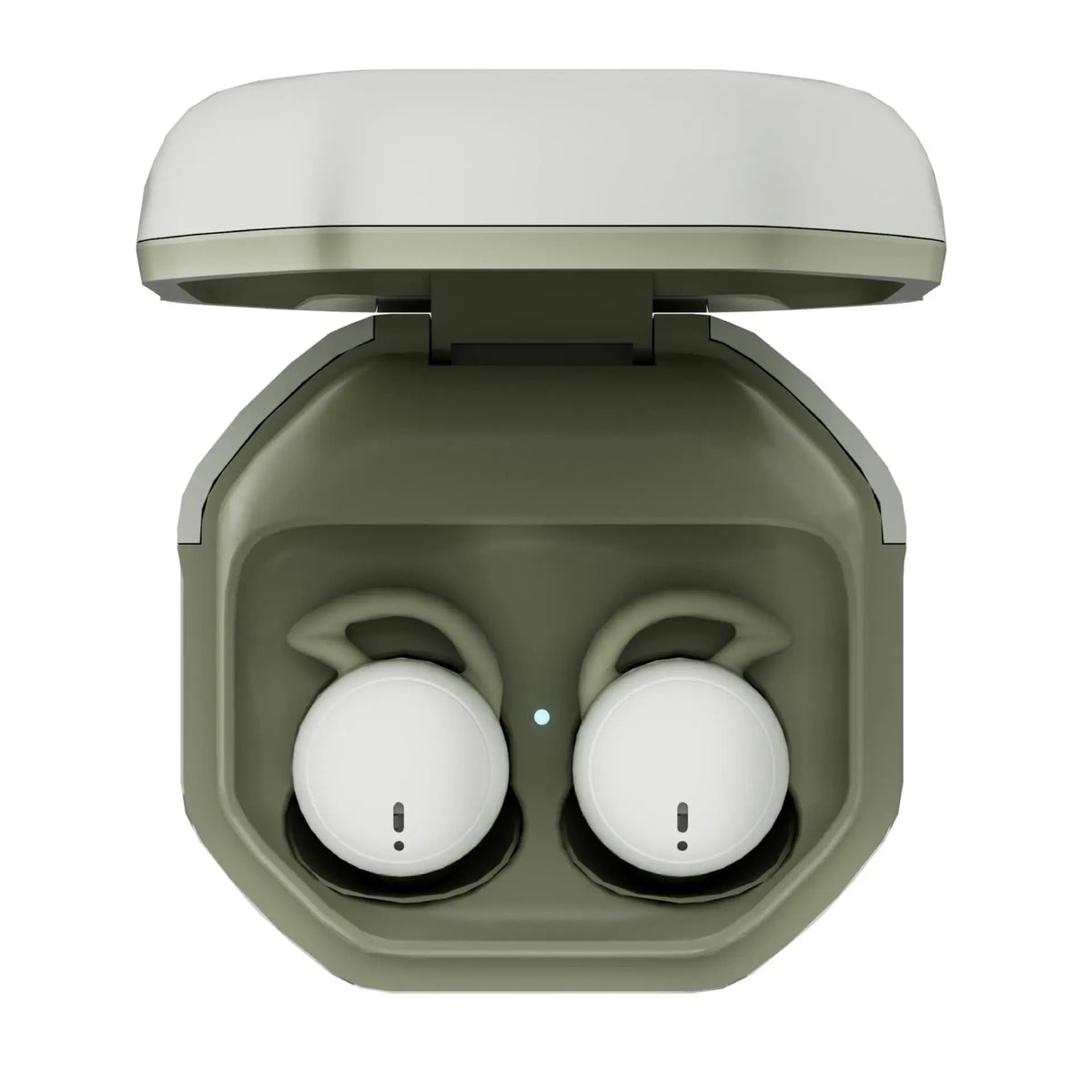 Bluetooth Earbuds Wireless Sleep Ear Buds Invisible Noise Cancelling Zpaxo green