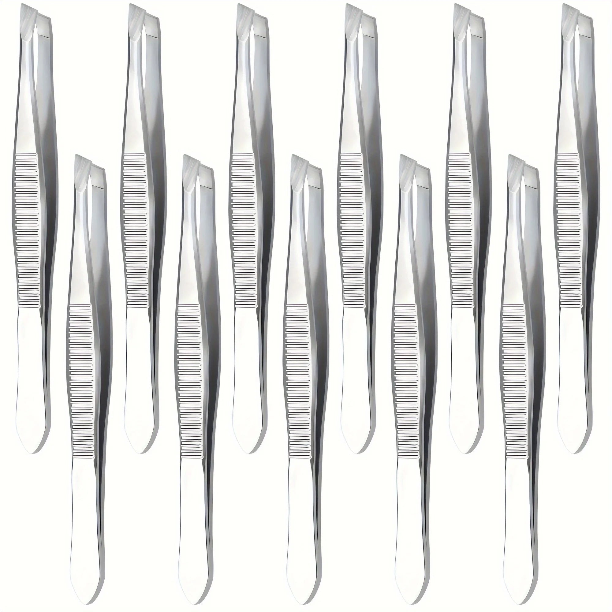 3pcs Stainless Steel Tweezers Ingrown Hairs - Precision Tweezers for Fine Hair Remover for Women Eyebrow Tweezers for Wome Zpaxo