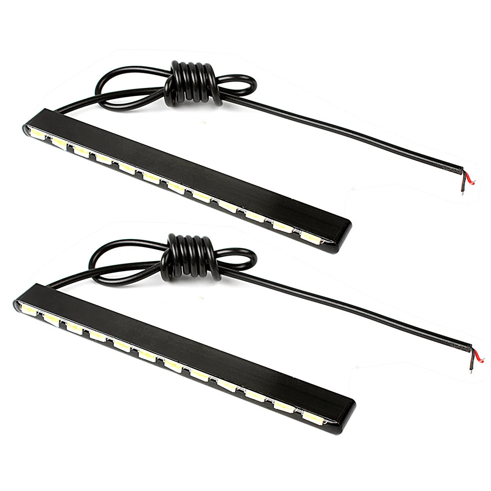 Led Strip Daytime Running Lights Fog Light Daylight 12 LEDs 7030