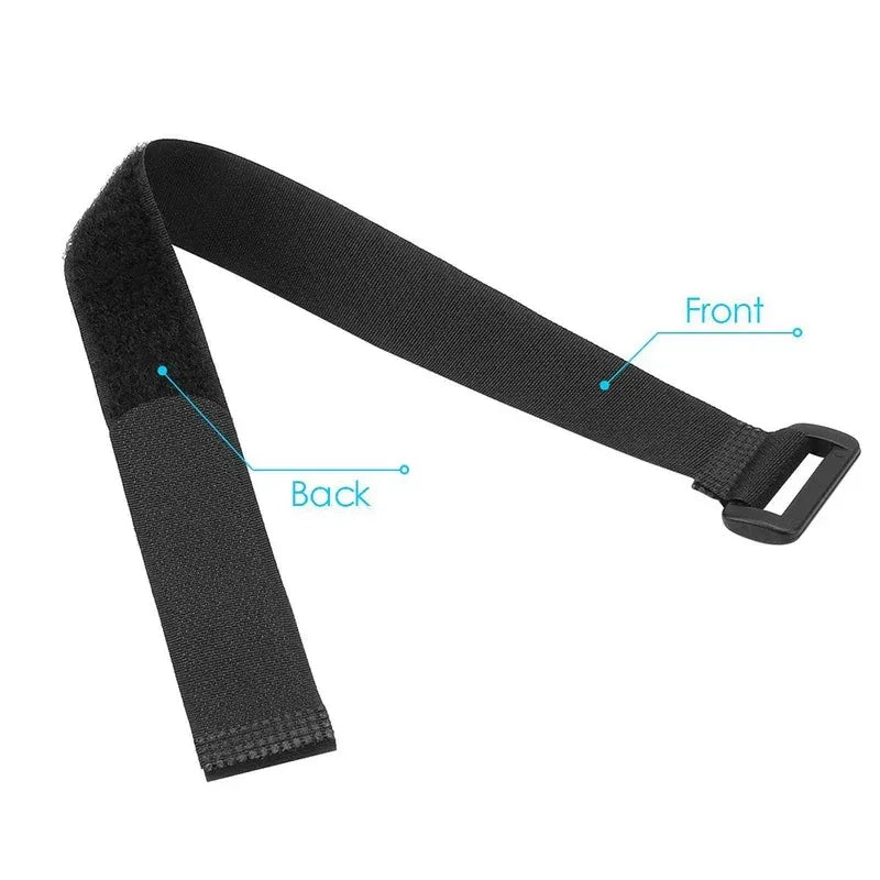 Reusable Nylon Hook & Loop Cable Ties 2×50cm – 10 or 60 Pack