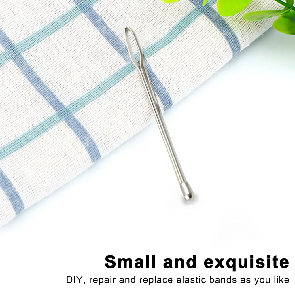2pcs Wear Rope Garment Clips Sewing DIY Tools Elastic Band Tape Punch Cross Threader Wear Elastic Clamp Zpaxo