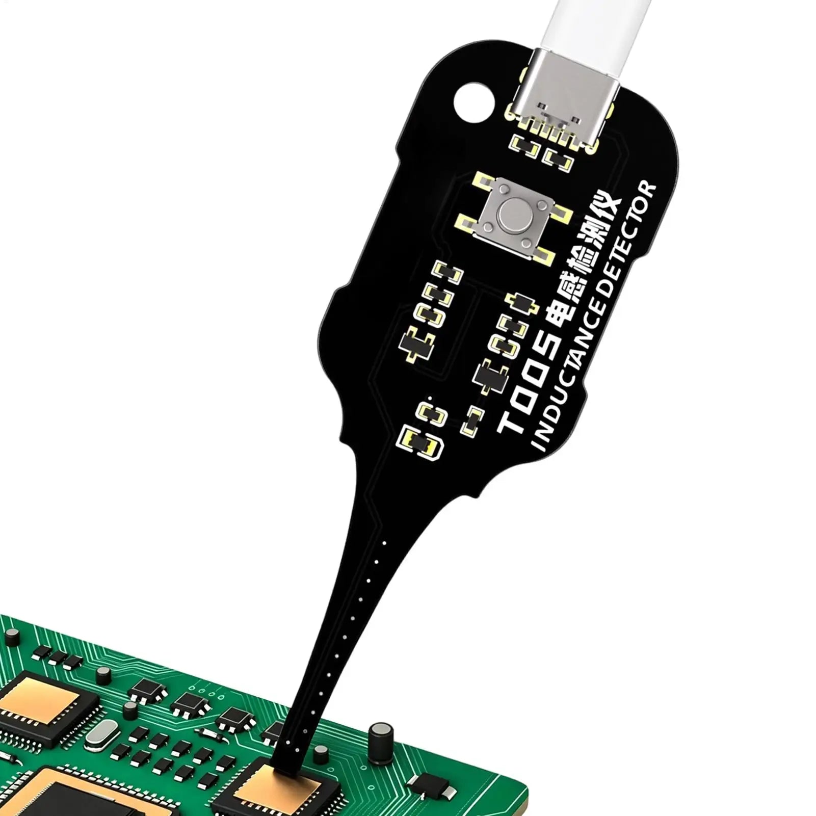 Inductance Tester Motherboard Coil Tester Inductor Detector Repair Tool Electromagnetic Induction Quick Fault Check Repair Tools Zpaxo Default Title