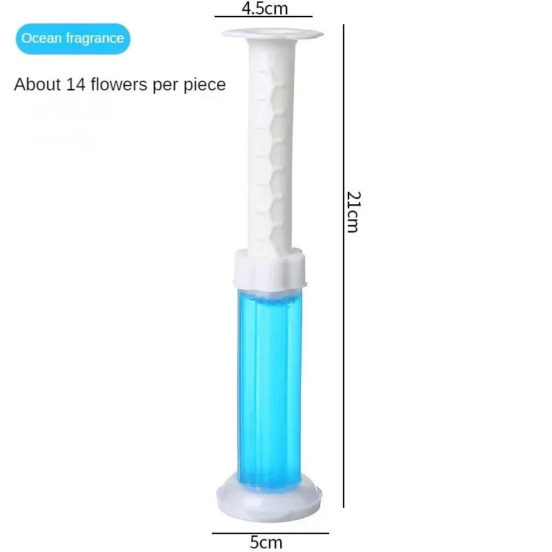 3 Toilet Cleaner Gel Flower Efficient Aromatic Deodorant Disinfection Zpaxo 3pcs 3