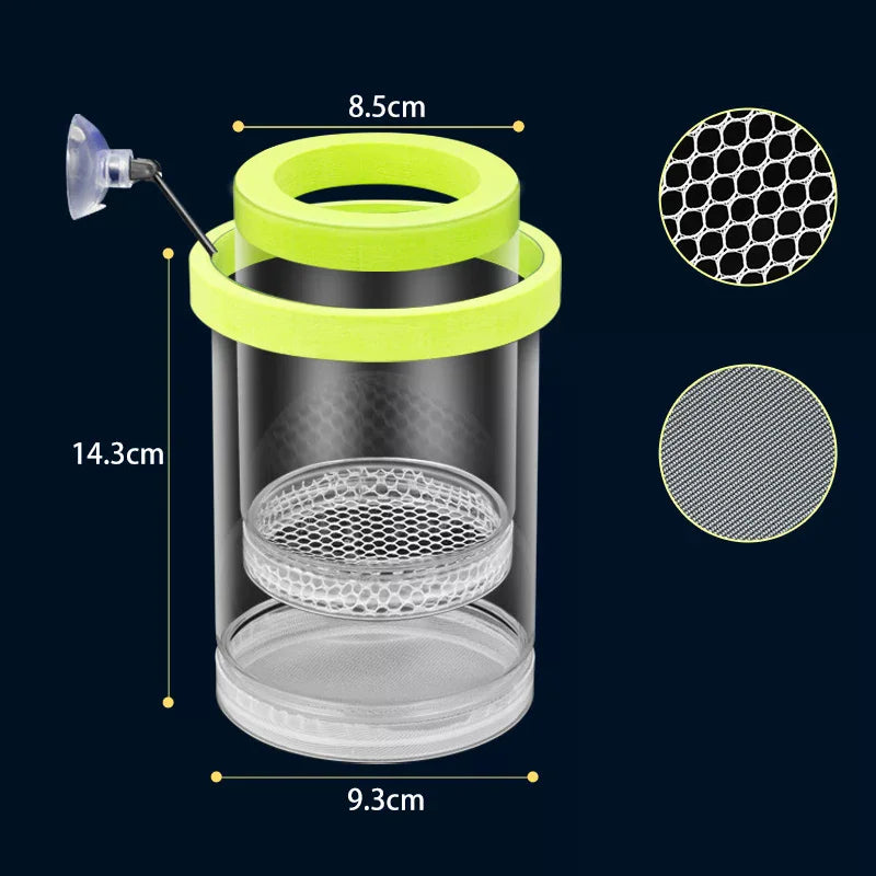 Floating Fish Breeding Isolation Box Aquarium Tank Hatching Incubator Zpaxo