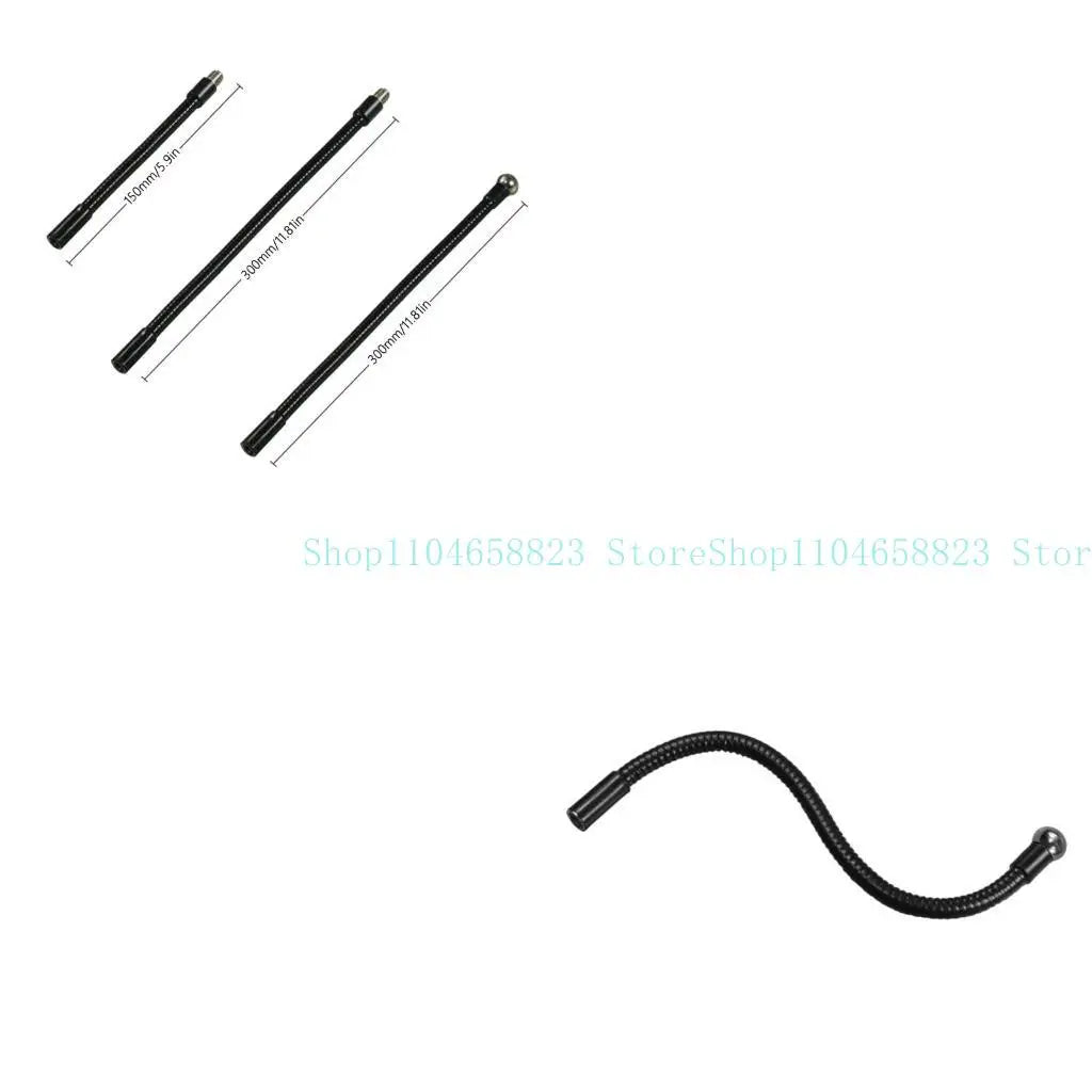 Flexible Gooseneck Arm Metal Hose 3 Male Female Thread DSLR Tripod Zpaxo