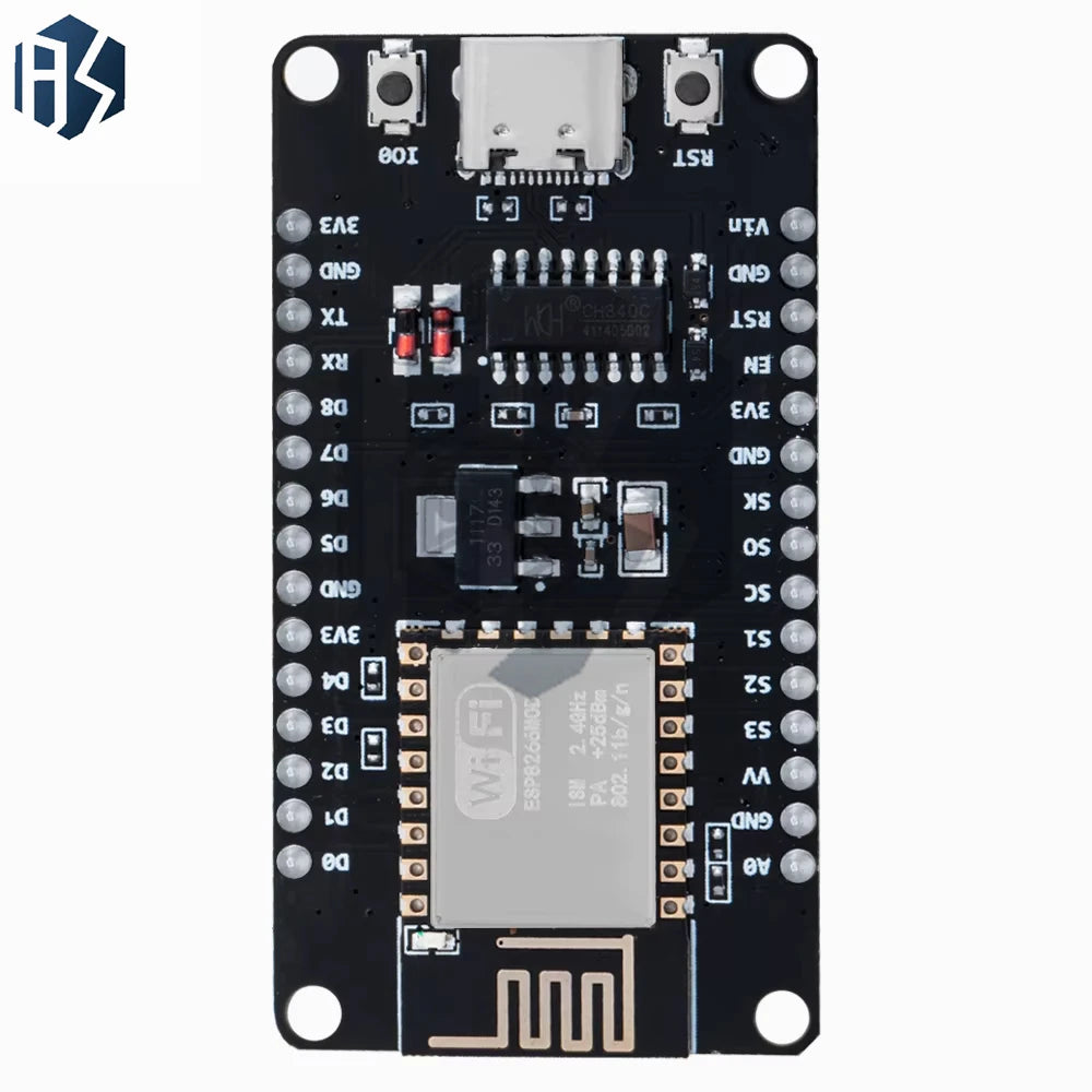 ESP8266 NodeMcu V3/V2/V2.1 WiFi Board – ESP-12E/12F CH340/CP2102/CH9102X Lua IoT Development Board Zpaxo