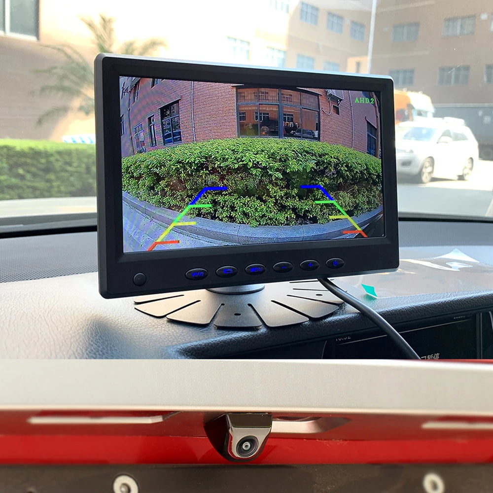 AHD 1920x1080P Car Rear View Camera Dynamic Trajectory Ruler Full HD