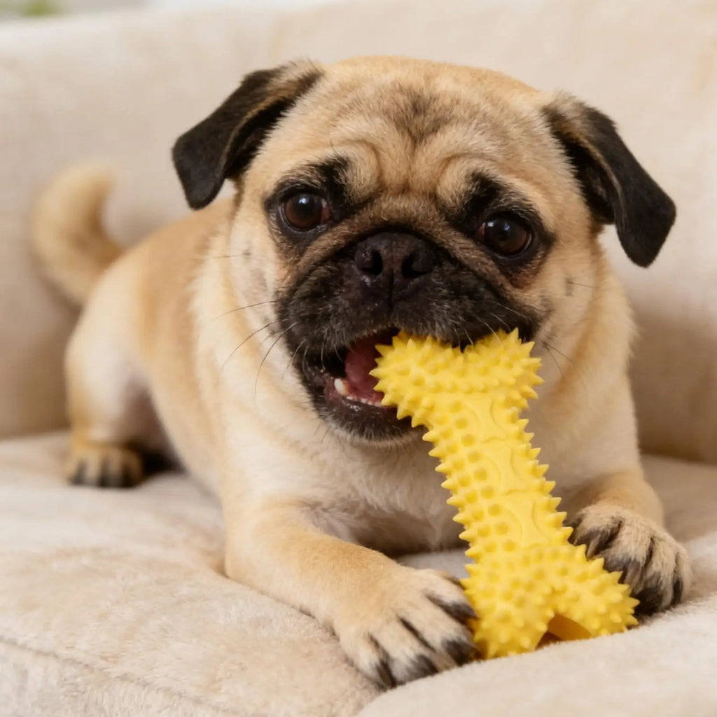 Dog Chew Toy Bone Teeth Cleaning Puppy Bite Resistant Dental Stick