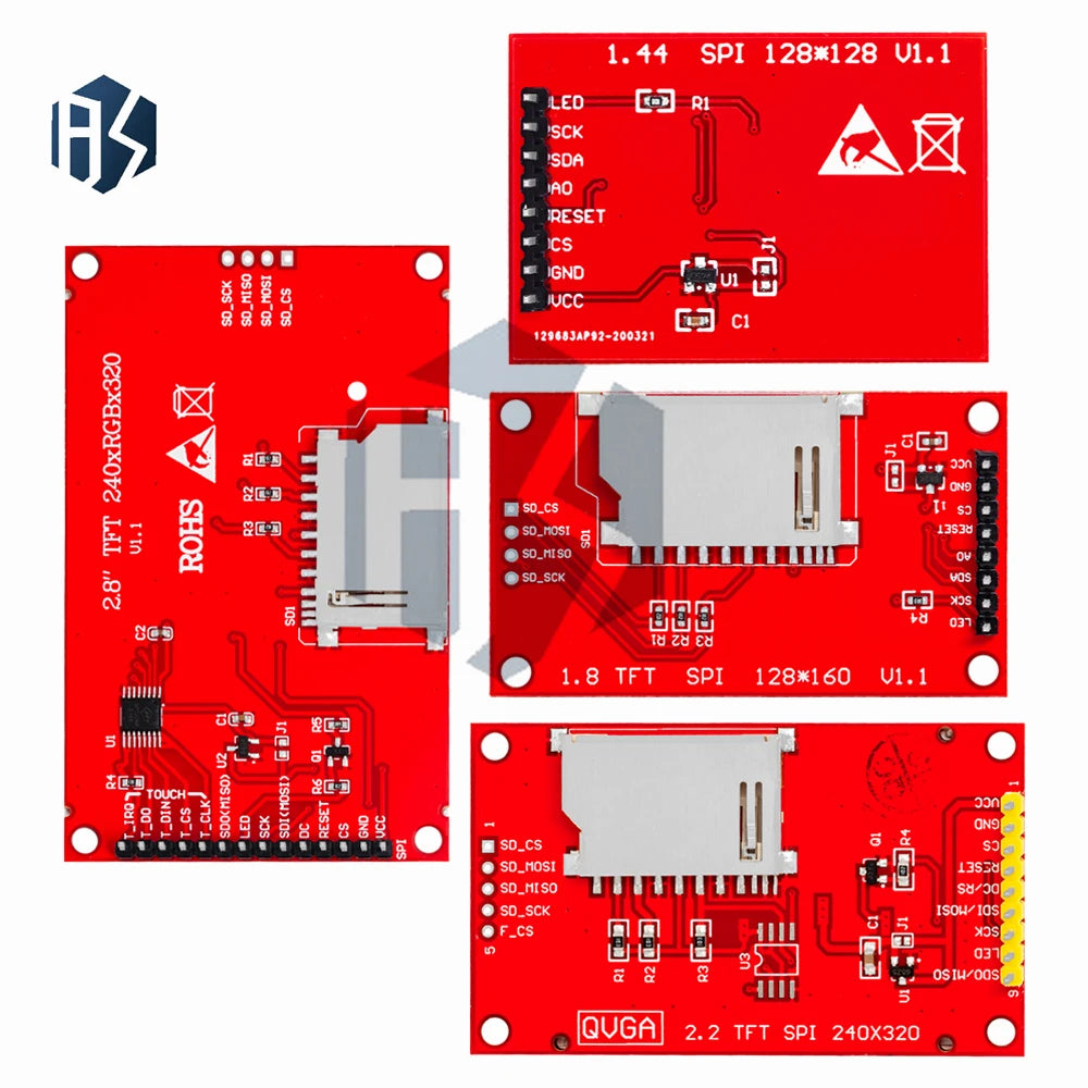 1 44 8 2 TFT Full Screen LCD Module ILI9341 Driver Interface SPI Zpaxo