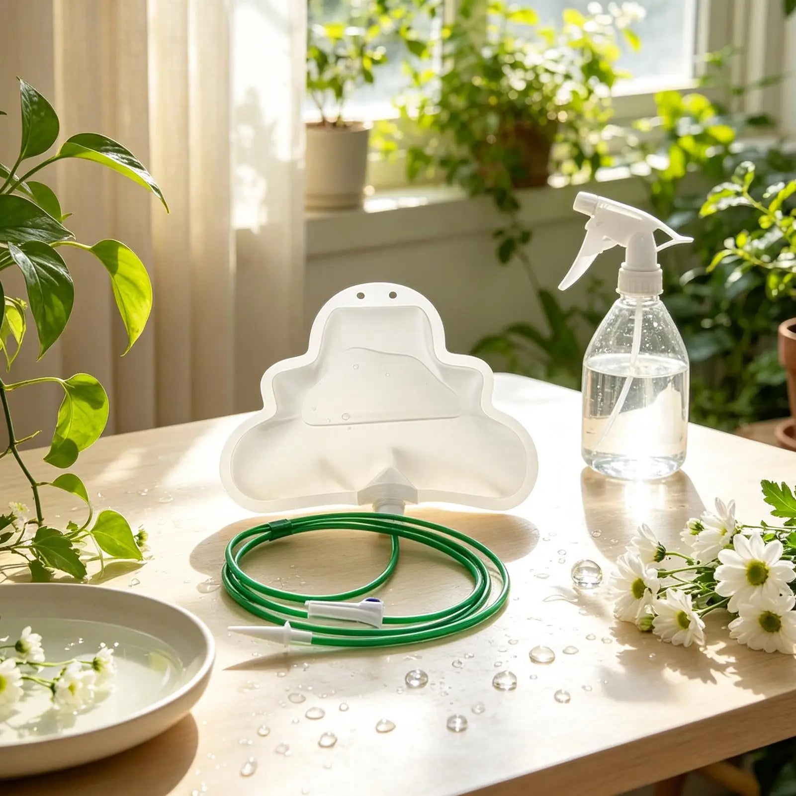 Vacation Watering System for Plants 5 Pieces 500mL Cute Adjustable Bag Plant Watering Devices for Raised Bed Greenhouse Outdoor Zpaxo
