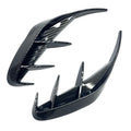 Accessories Gloss Black Rear Bumper Splitter Lower Grille Frame Fog Zpaxo Carbon look