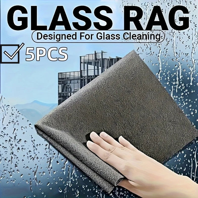 Magic Glass Cleaning Cloth-Thickened Streak-Free Towel, Reusable Dual-Sided Eraser for Kitchen Windows, No Watermark Home Tool Zpaxo