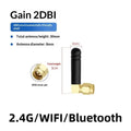 Right Bend Angle Ultra Compact Mini Wifi Antenna 2 3DBI Gain SMA Male Zpaxo C Pin 3cm 2pcs