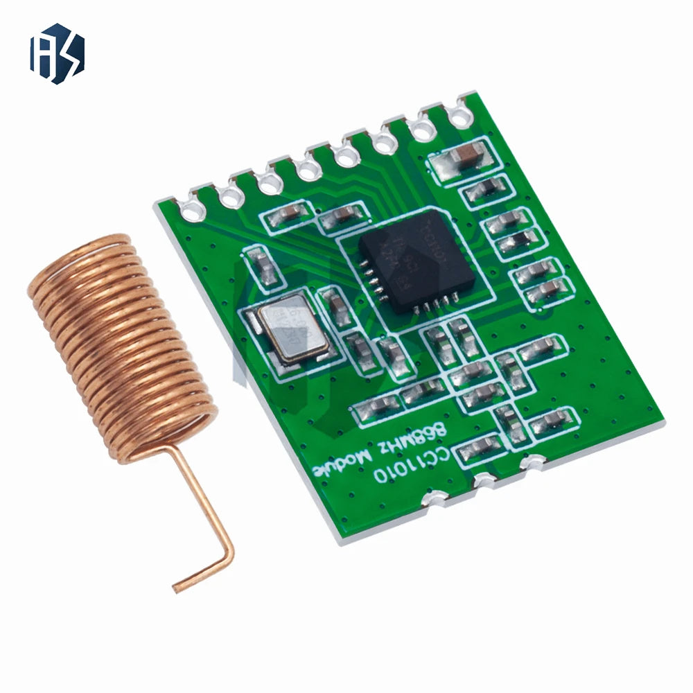 CC1101 10mW Wireless Module 433MHZ 868MHZ 300-1000M Long Distance Transmission With SMA Antenna Wireless Transceiver Module Zpaxo