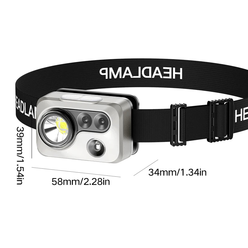Hiking Patrol Portable Intelligent Sensing Spotlight Long-range