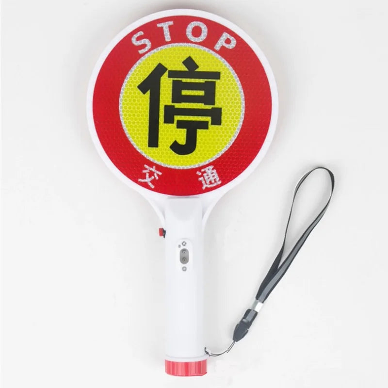 Handheld LED Rechargeable Parking Warning Sign | SHINEKNOT LED Warning Sign Zpaxo WHITE