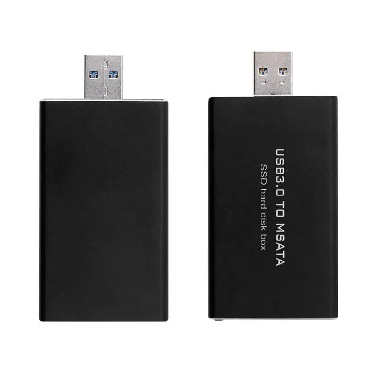 652F USB to mSATA SSD Hard Disk Box Converter Adapter Enclosure External for Case Zpaxo